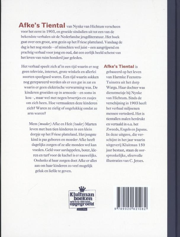 Achterkant van Afke's tiental