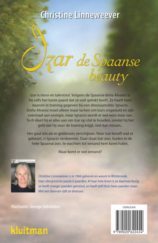 Achterkant van Gouden paarden. Izar, de Spaanse beauty