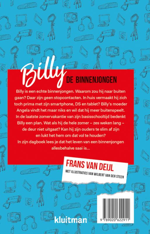 Achterkant van Billy de binnenjongen