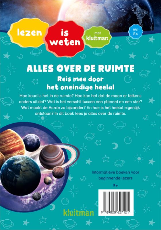 Achterkant van Alles over de ruimte