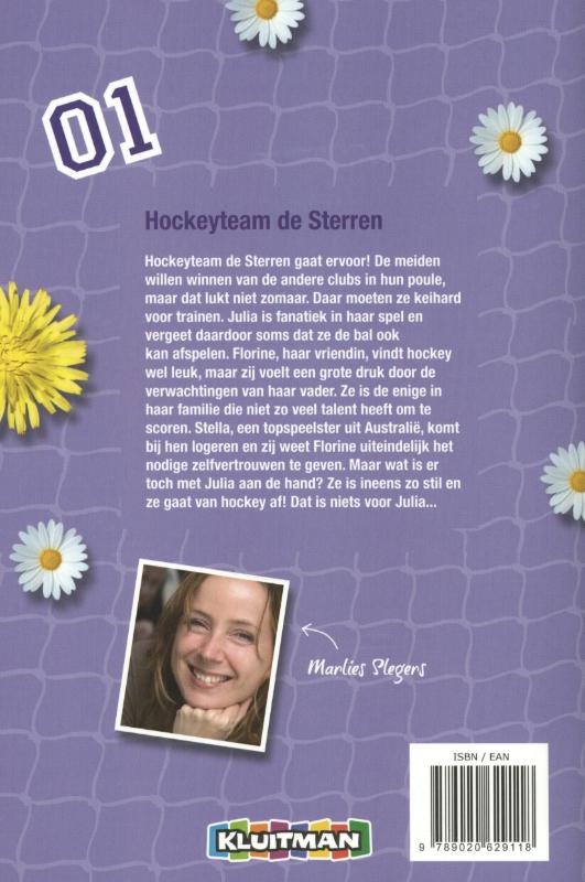 Achterkant van Hockeyteam de sterren