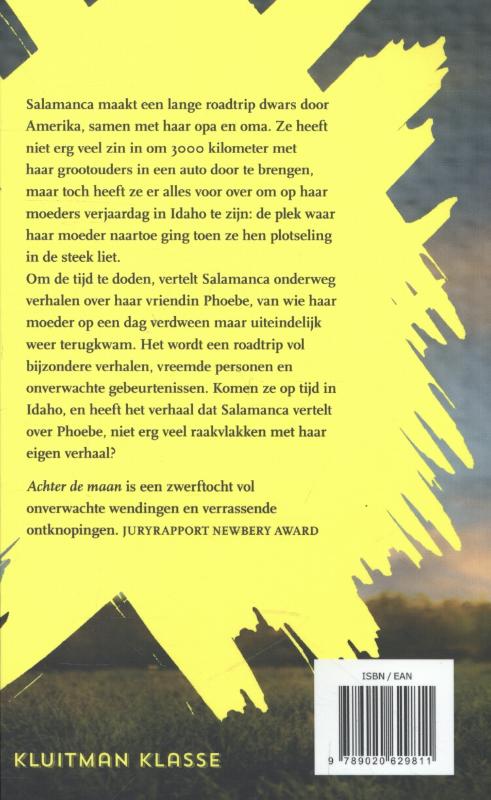 Achterkant van Achter de maan