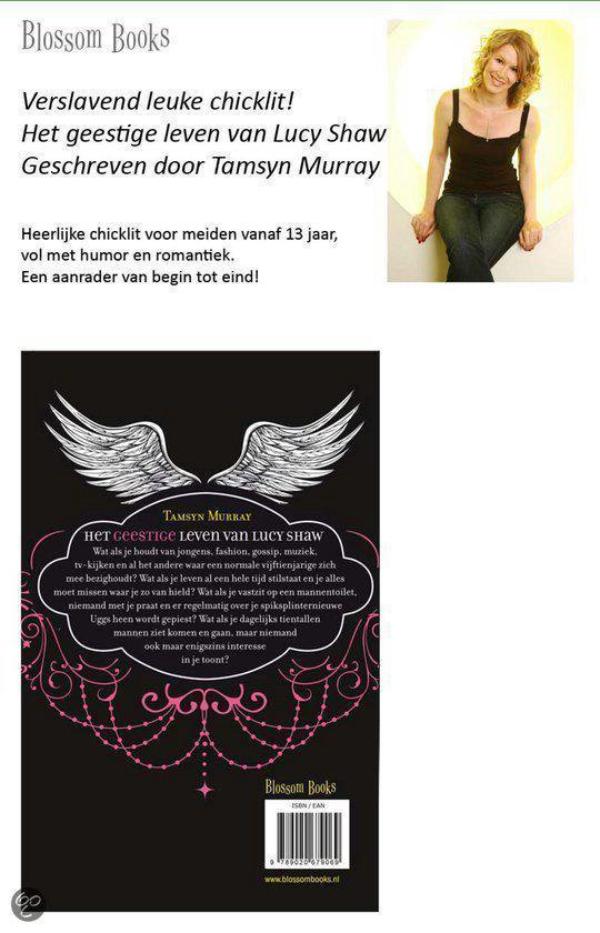 Achterkant van Het geestige leven van Lucy Shaw