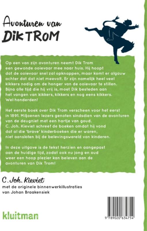 Achterkant van Avonturen van Dik Trom
