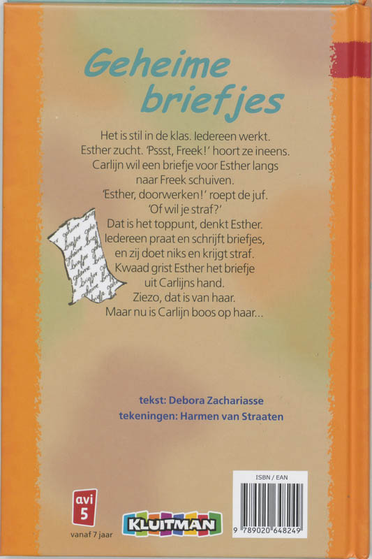 Achterkant van Geheime briefjes
