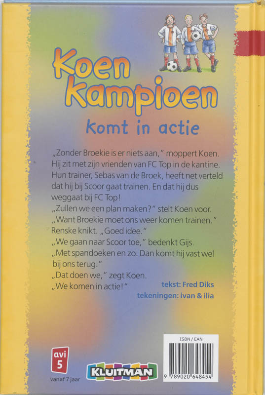 Achterkant van Koen Kampioen komt in actie