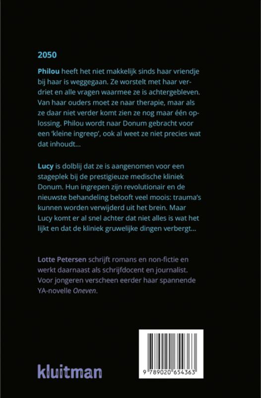 Achterkant van Een kleine ingreep