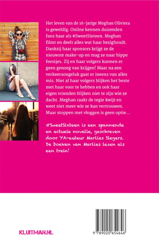 Achterkant van #SweetSixteen