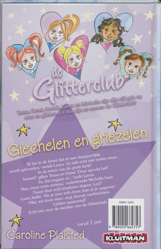 Achterkant van Giechelen en griezelen