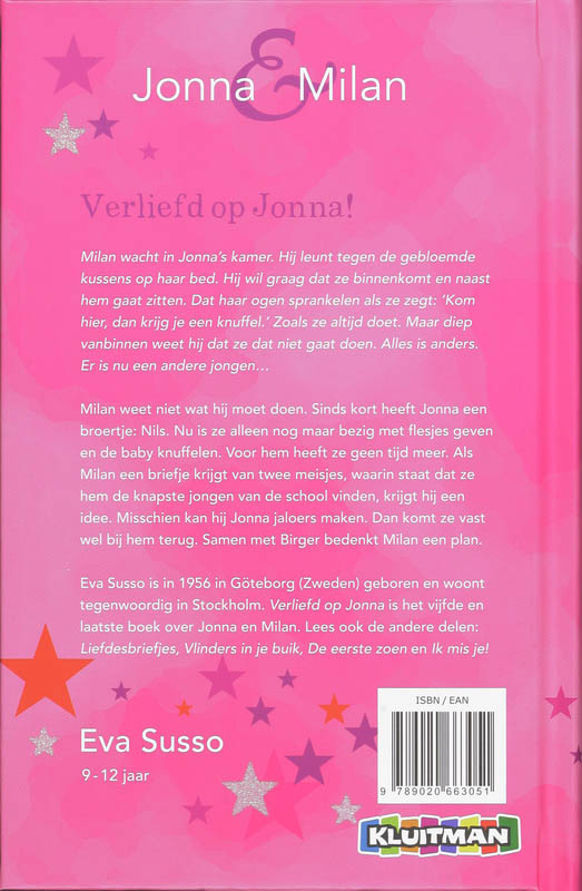 Achterkant van Verliefd op Jonna!