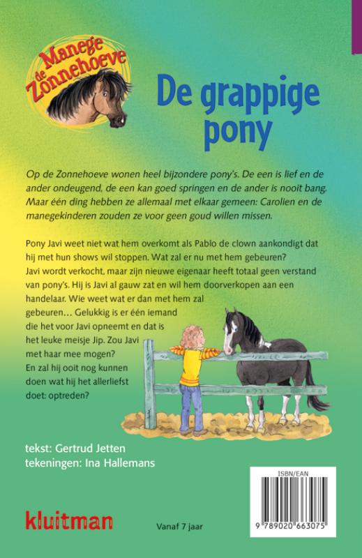 Achterkant van De grappige pony