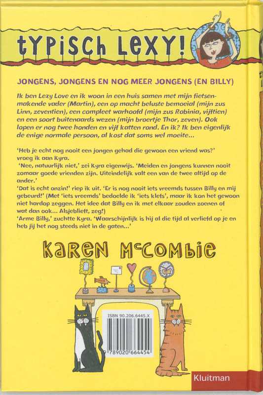 Achterkant van Jongens, jongens en nog meer jongens