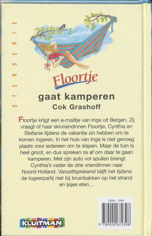 Achterkant van Floortje gaat kamperen
