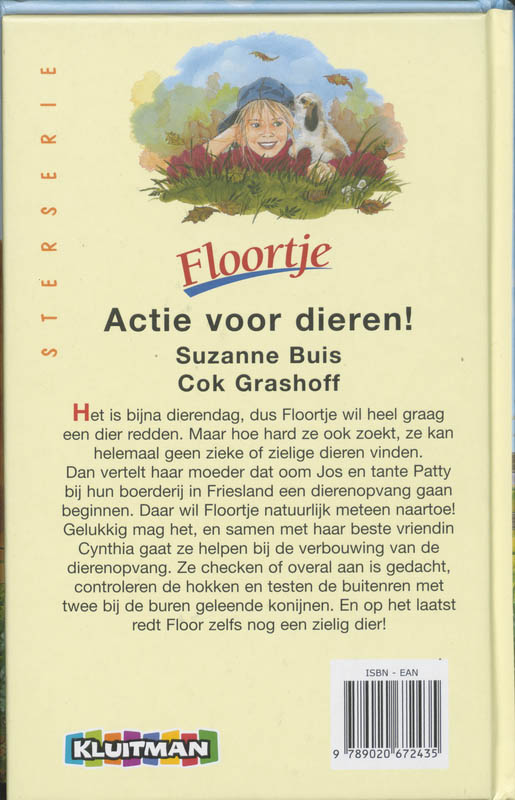 Achterkant van Actie voor dieren!