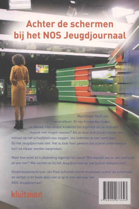 Achterkant van Achter de schermen bij het NOS jeugdjournaal