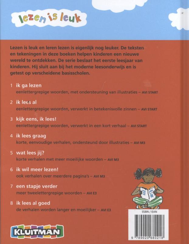 Achterkant van Ik ga lezen