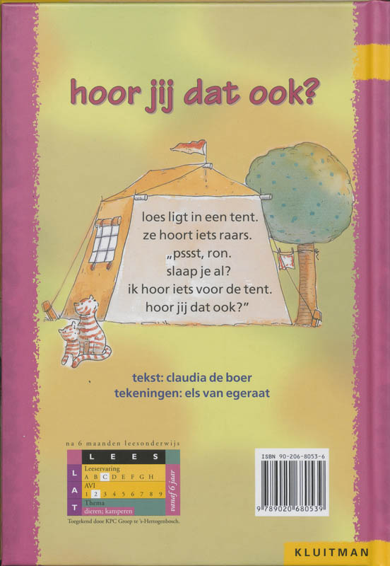 Achterkant van Hoor jij dat ook?