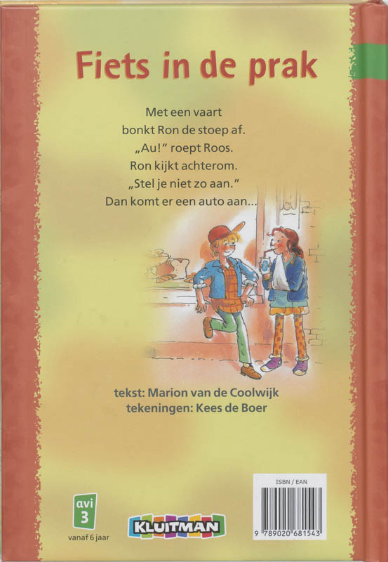 Achterkant van Fiets in de prak