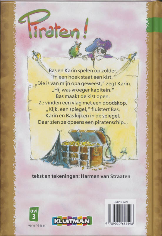 Achterkant van Piraten!