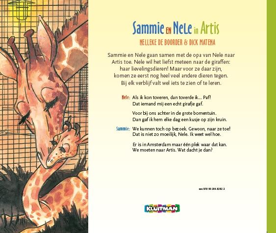 Achterkant van Sammie en Nele in Artis