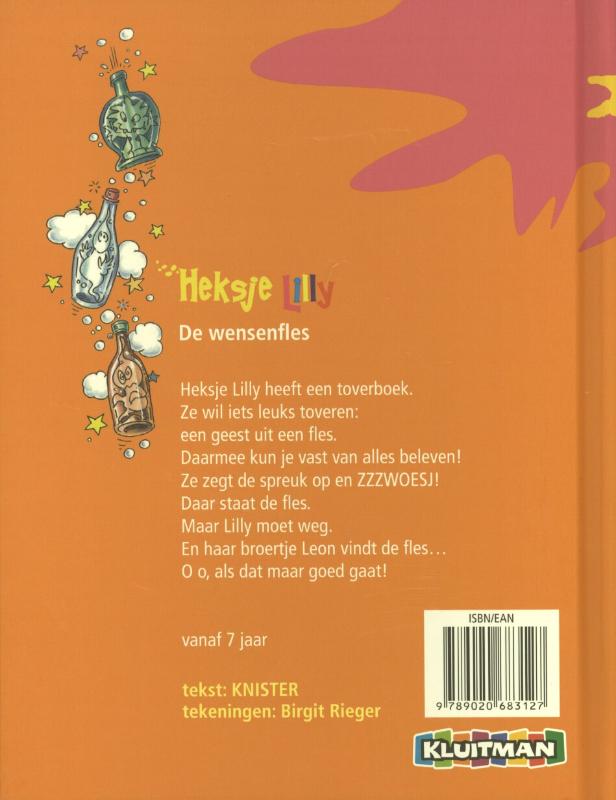 Achterkant van De wensenfles