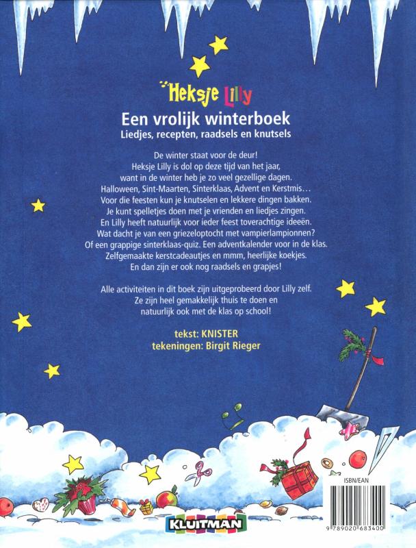 Achterkant van Een vrolijk winterboek