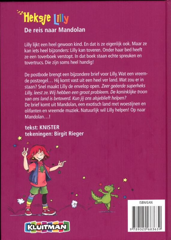 Achterkant van De reis naar Mandolan