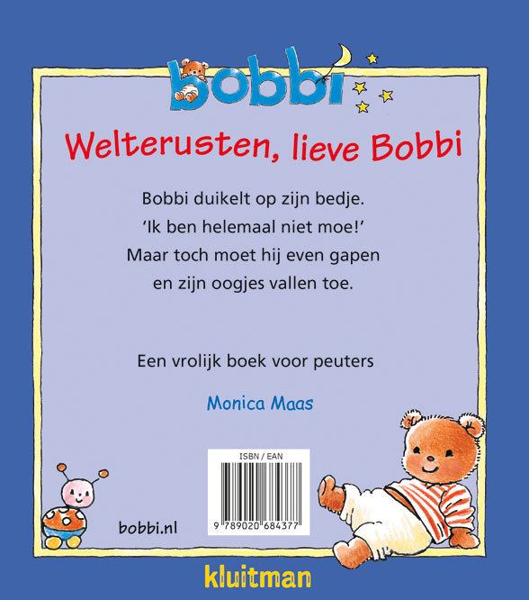 Achterkant van Welterusten, lieve Bobbi