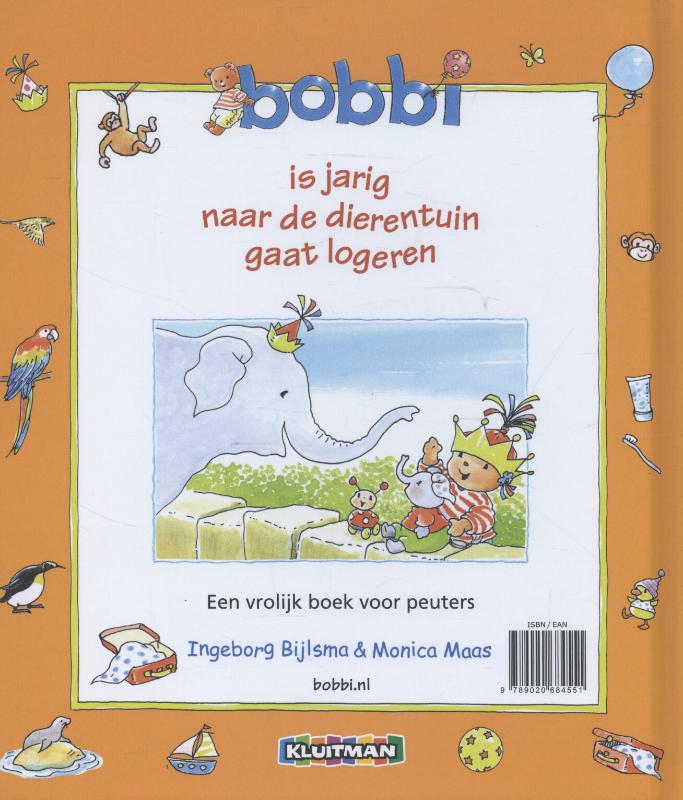 Achterkant van Bobbi jubileumboek