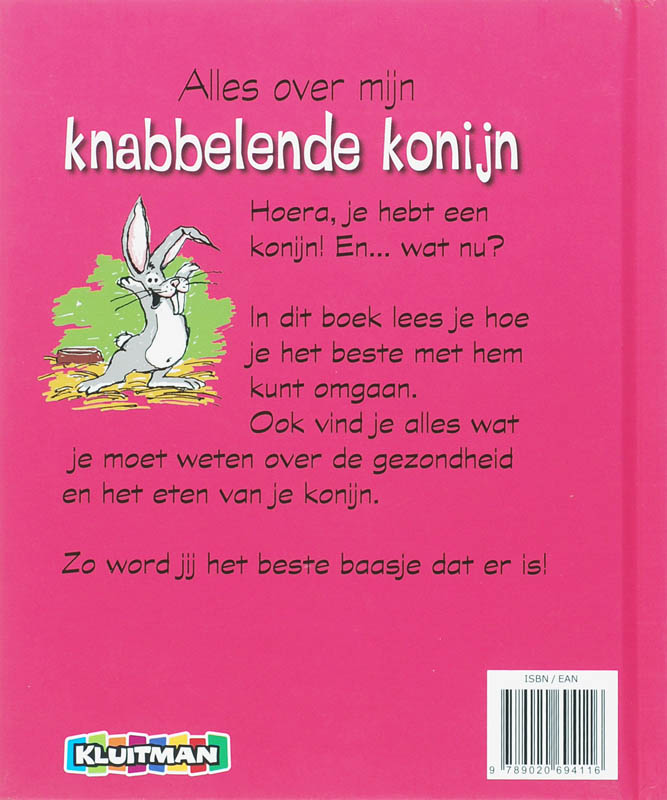 Achterkant van Alles over mijn knabbelende konijn