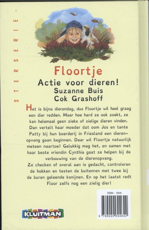 Achterkant van Actie voor dieren!