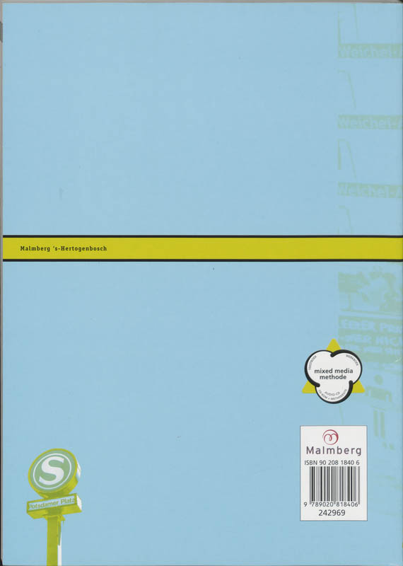 Achterkant van Antwoordenboek