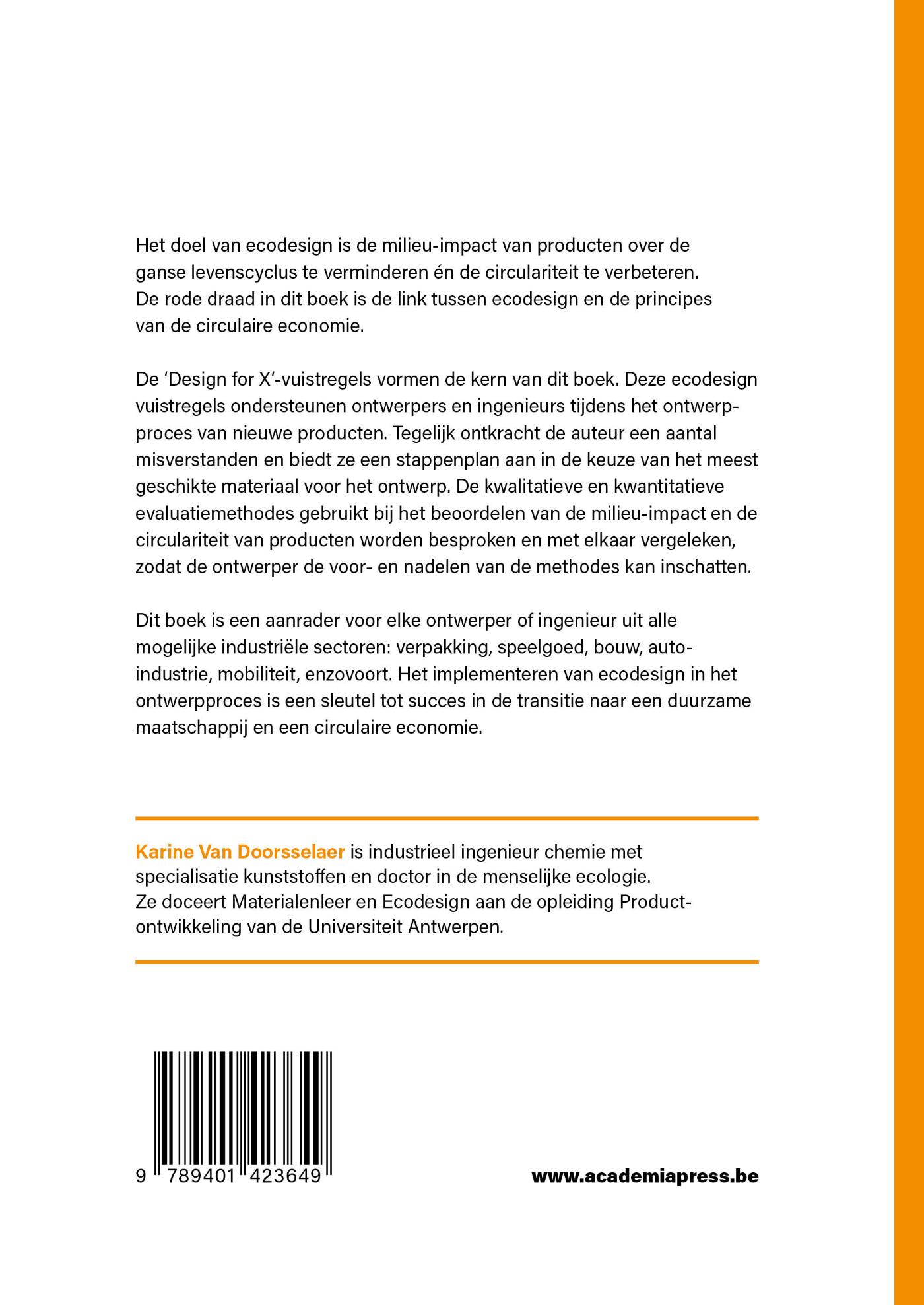 Achterkant van Ecodesign