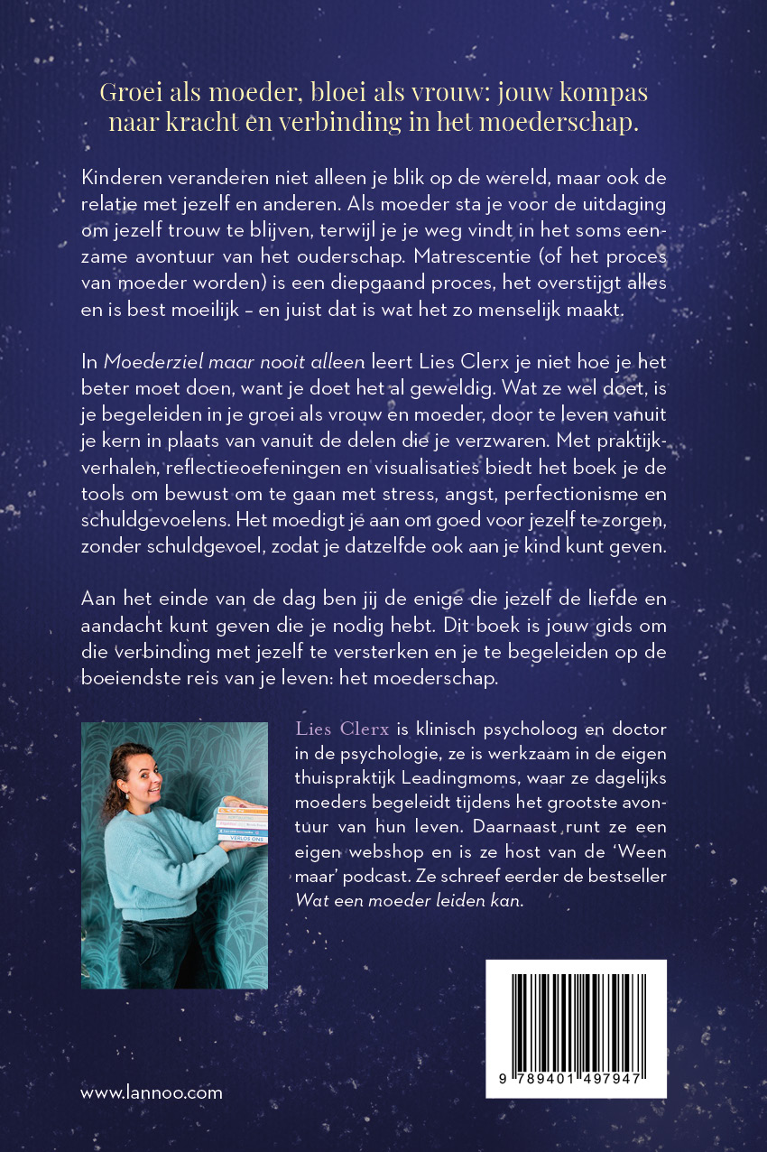 Achterkant van Moederziel maar nooit alleen