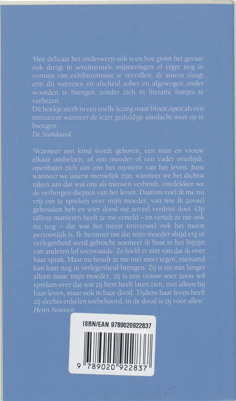 Achterkant van Moeder een in memoriam