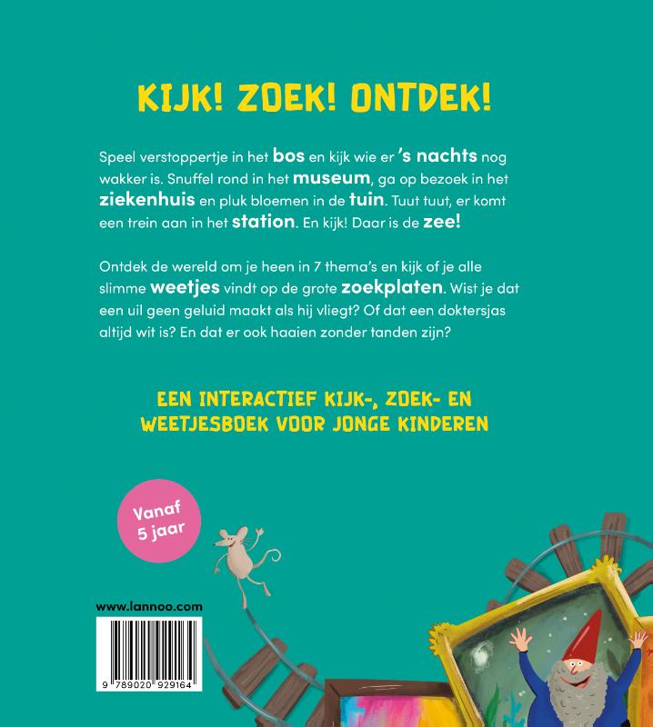 Achterkant van Ontdek de wereld om je heen