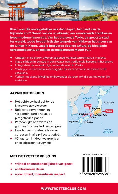 Achterkant van Japan