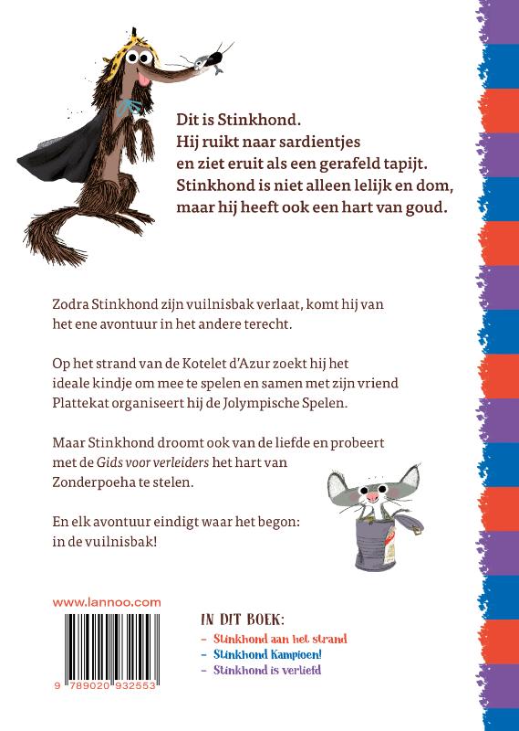 Achterkant van De tweede dikke Stinkhond