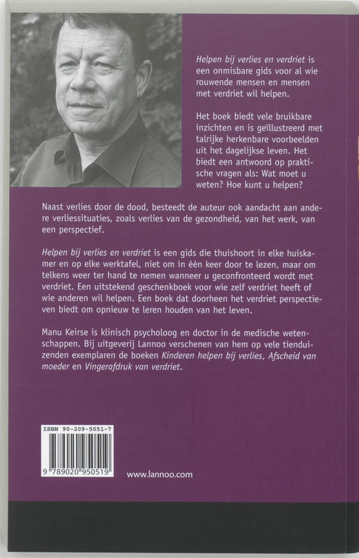 Achterkant van Helpen bij verlies en verdriet