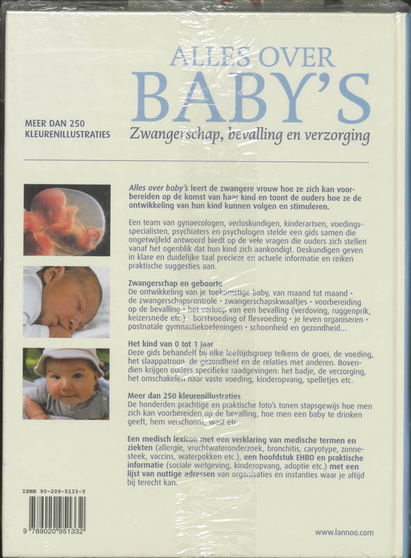 Achterkant van Alles over Baby's