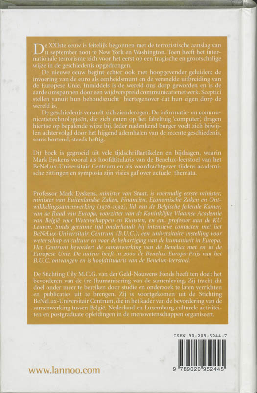 Achterkant van Het hijgen van de geschiedenis