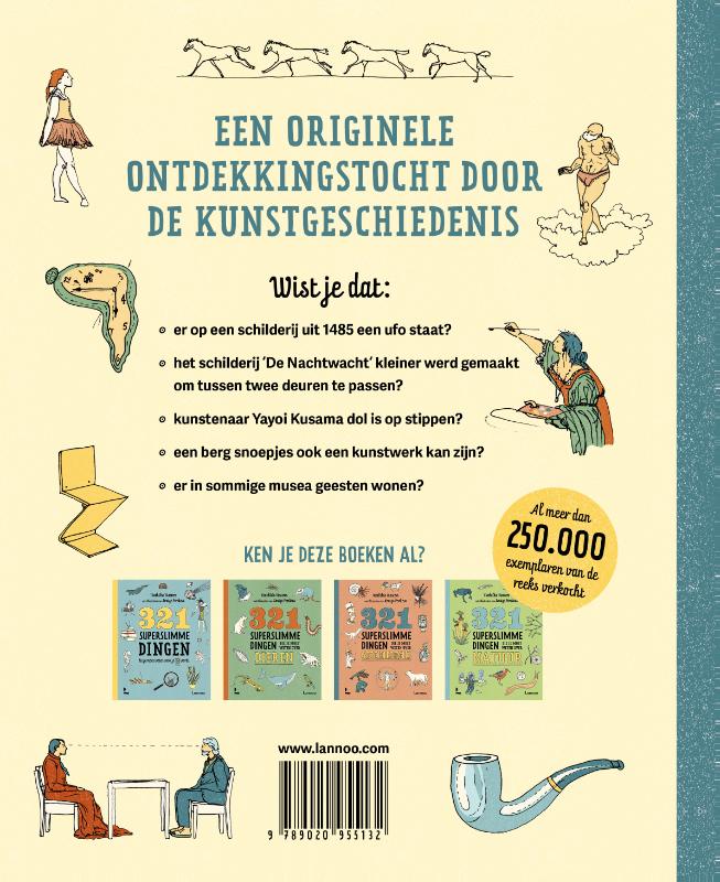 Achterkant van 321 superslimme dingen die je moet weten over kunst