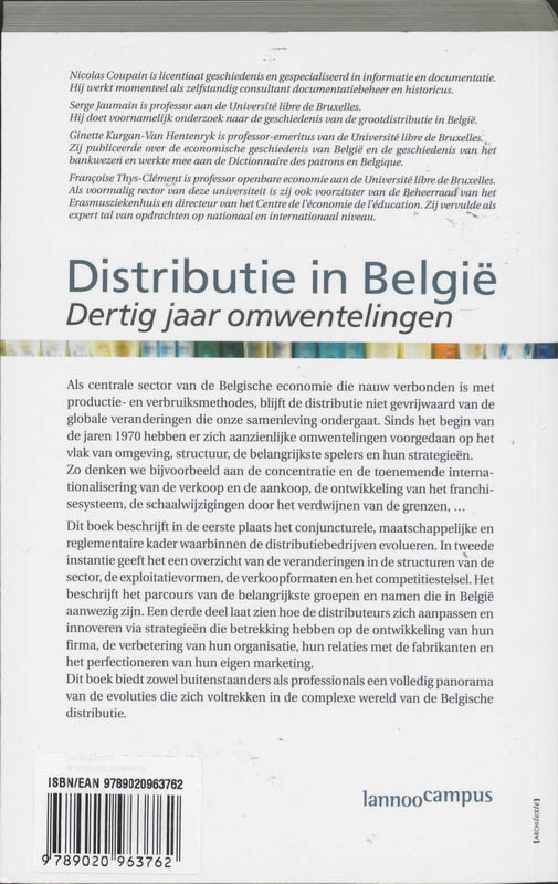 Achterkant van Distributie in Belgie