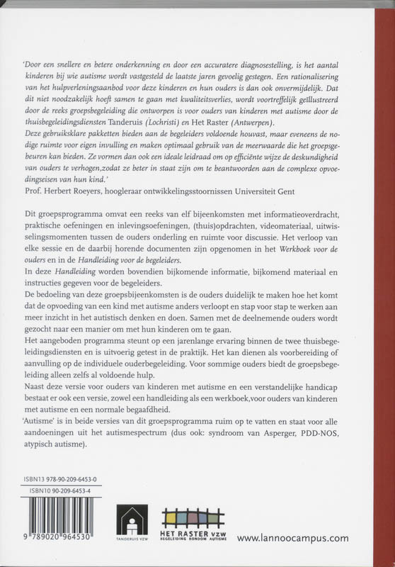 Achterkant van Kinderen met autisme en een verstandelijke handicap