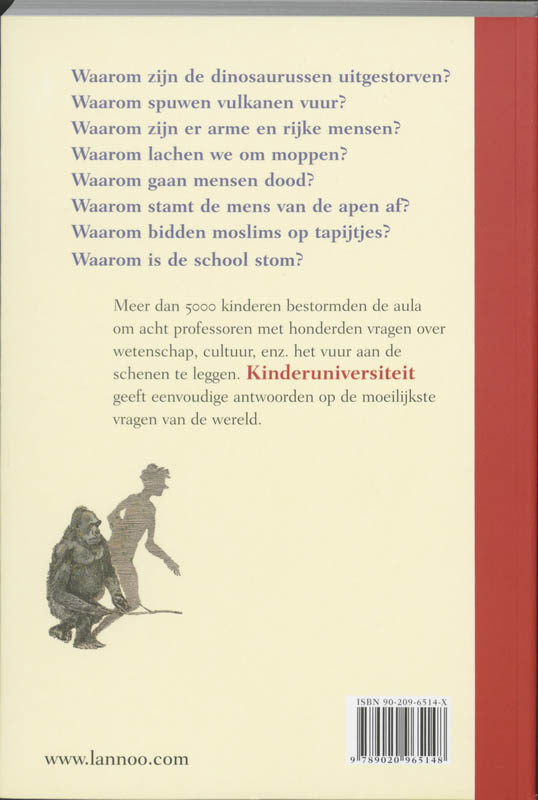 Achterkant van Kinderuniversiteit