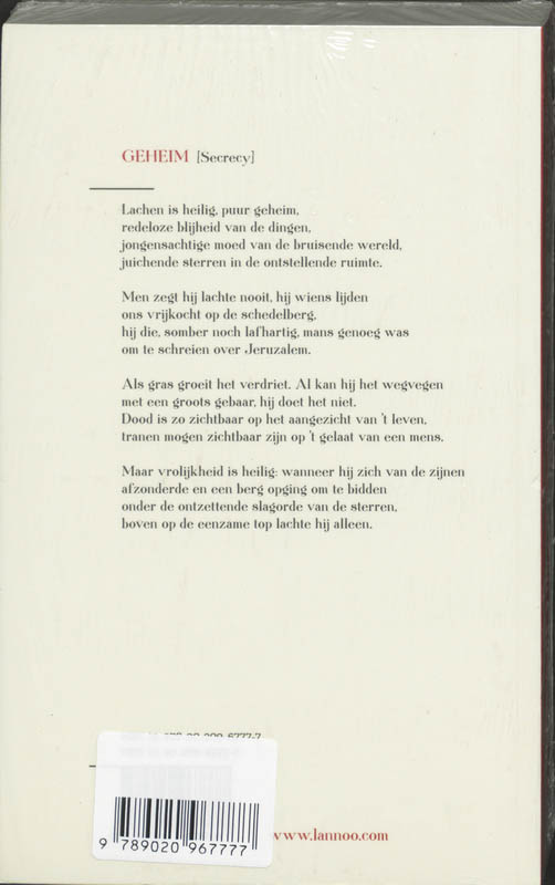 Achterkant van De lach van chesterton