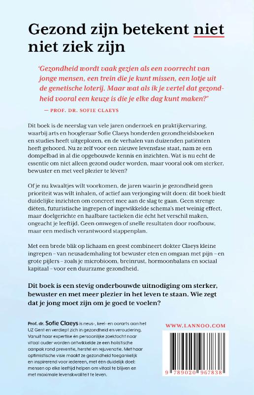 Achterkant van Je hoeft niet jong te zijn om gezond te zijn