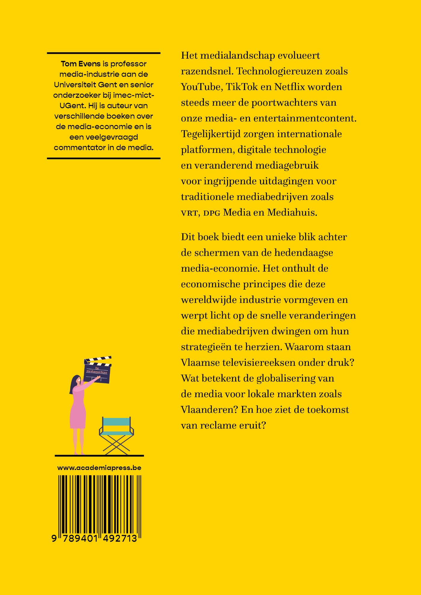 Achterkant van De mediamachine