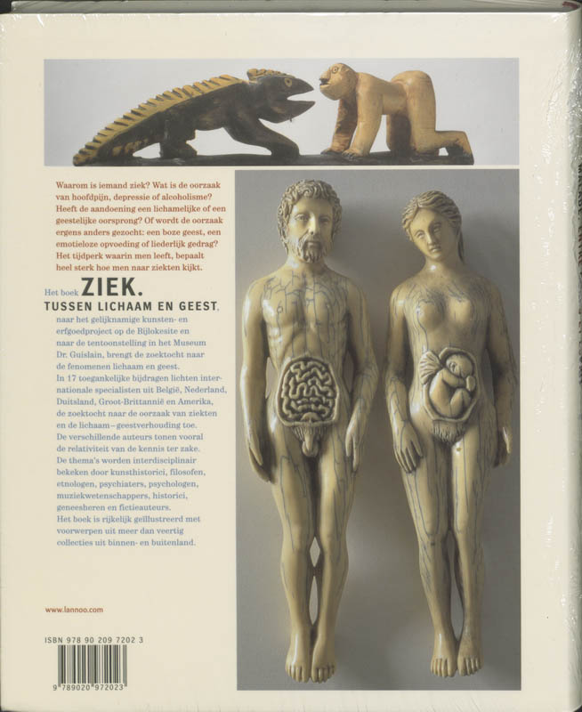 Achterkant van Ziek, tussen lichaam en geest