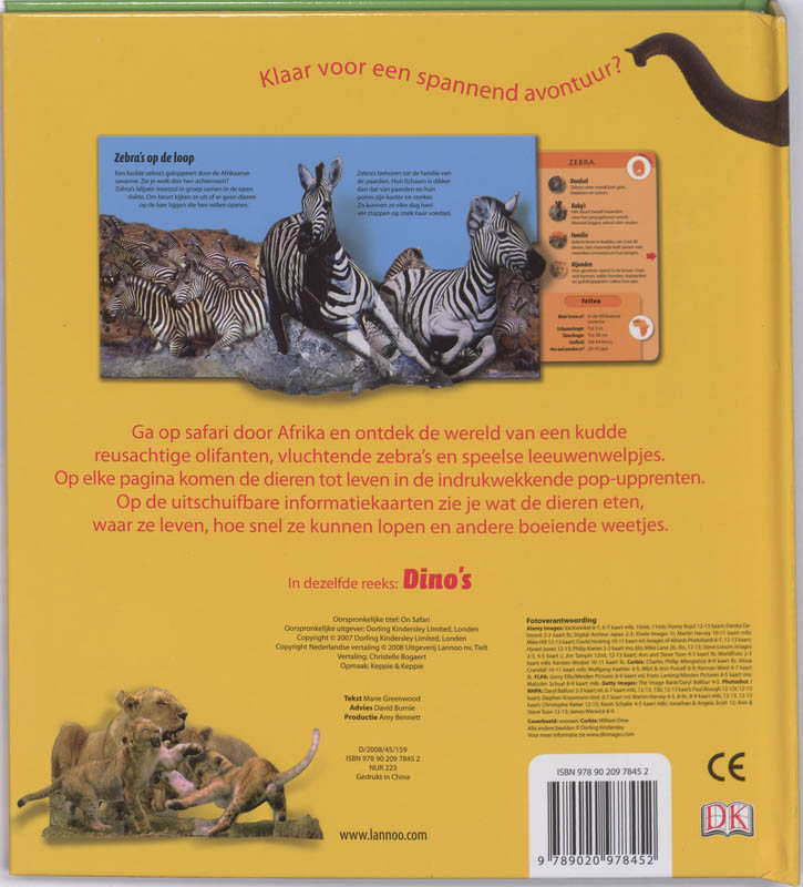 Achterkant van Wilde dieren